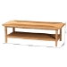 bali & pari Minahasa Bohemian Light Honey Braided Rattan Coffee Table - MINAHASA-Light Honey Rattan-Coffee Table