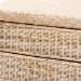 bali & pari Lanica Japandi Sun Bleached Rattan 3-Drawer Nightstand - Braided Sun Bleached Ivory-Wood/Rattan-3DW-NS
