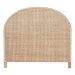 bali & pari Lanica Japandi Sun Bleached Rattan King Size Standalone Headboard - Braided Sun Bleached Ivory-Wood/Rattan-Headboard-King