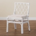bali & pari Carwyn Bohemian White Rattan Dining Chair - WS096-White Wash-Rattan-DC