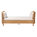 bali & pari Diva Bohemian Light Honey Rattan Daybed - Diva-Light Honey Rattan/Cushioned-Daybed