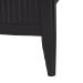 Baxton Studio Primrose Mid-Century Black Fluted Wood King Size 4-Piece Bedroom Set - SW8596-Black-4PC King Bedroom Set