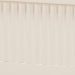 Baxton Studio Primrose Mid-Century Ivory Fluted Wood King Size Canopy Bed - SW8609-Ivory-Canopy King