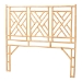 bali & pari Karavo Bohemian Natural Rattan King Size Standalone Headboard