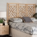 bali & pari Karavo Bohemian Natural Rattan King Size Standalone Headboard - Karavo W200-Natural Rattan-HB-King