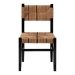 bali & pari Prita Bohemian Paper Loom and Black Mahogany Wood Dining Chair - DCC-01-Wood/Black-DC