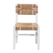 bali & pari Talli Bohemian Paper Loom and White Mahogany Wood Dining Chair - BCP-03-Wood/White-DC