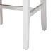 bali & pari Talli Bohemian Paper Loom and White Mahogany Wood Dining Chair - BCP-03-Wood/White-DC