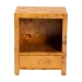 bali & pari Camira Modern and Contemporary Natural Light Mappa Real Burl Wood 1-Drawer Nightstand - SVN-1150-Natural Burl Op1-Nella-NS