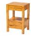 bali & pari Azmi Modern and Contemporary Natural Light Mappa Burl Wood 2-Drawer Nightstand
