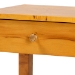 bali & pari Azmi Modern and Contemporary Natural Light Mappa Real Burl Wood 2-Drawer Nightstand - SVN-1151-Natural Burl Op1-Azmi-NS
