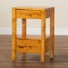 bali & pari Azmi Modern and Contemporary Natural Light Mappa Real Burl Wood 2-Drawer Nightstand - SVN-1151-Natural Burl Op1-Azmi-NS