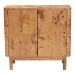bali & pari Latika Modern and Contemporary Natural Mappa Real Burl Wood Storage Cabinet - SVN-789-Natural Burl-Blopy-Cabinet