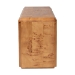 bali & pari Valora Modern and Contemporary Natural Mappa Real Burl Wood 4-Door Sideboard Buffet - SVN-1296-Natural Burl-Mega-Cabinet
