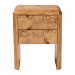 bali & pari Nebu Modern and Contemporary Natural Mappa Real Burl Wood Nightstand - SVN-1311-Natural Burl-Nebu-NS