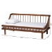 Baxton Studio Helio Mid-Century Modern Walnut Brown Finished Wood Twin Daybed - MG0223-Walnut-Daybed-Twin