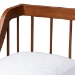 Baxton Studio Helio Mid-Century Modern Walnut Brown Finished Wood Twin Daybed - MG0223-Walnut-Daybed-Twin
