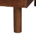 Baxton Studio Helio Mid-Century Modern Walnut Brown Finished Wood Twin Daybed - MG0223-Walnut-Daybed-Twin