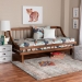 Baxton Studio Helio Mid-Century Modern Walnut Brown Finished Wood Twin Daybed - MG0223-Walnut-Daybed-Twin