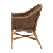 bali & pari Luis Bohemian Natural Seagrass and Rattan Arm Chair - SC661SG-Luis-Light Brown Seagrass-CC
