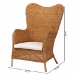 bali & pari Terra Bohemian Light Honey Rattan Arm Chair - TERRA-Rattan Light Honey-CC