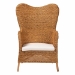 bali & pari Terra Bohemian Light Honey Rattan Arm Chair - TERRA-Rattan Light Honey-CC