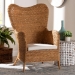 bali & pari Terra Bohemian Light Honey Rattan Arm Chair - TERRA-Rattan Light Honey-CC