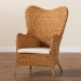 bali & pari Terra Bohemian Light Honey Rattan Arm Chair - TERRA-Rattan Light Honey-CC
