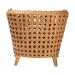 bali & pari Daiwa Bohemian Light Honey Ratan Accent Chair - DALBI-Light Honey Rattan-CC
