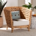 bali & pari Daiwa Bohemian Light Honey Ratan Accent Chair - DALBI-Light Honey Rattan-CC