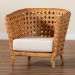 bali & pari Daiwa Bohemian Light Honey Ratan Accent Chair - DALBI-Light Honey Rattan-CC