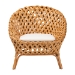 bali & pari Robista Bohemian Natural Rattan Accent Chair - ROBISTA-Rattan/Wicker Weave-CC