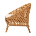 bali & pari Robista Bohemian Natural Rattan Accent Chair - ROBISTA-Rattan/Wicker Weave-CC