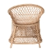 bali & pari Casilda Bohemian Natural Braided Rattan Arm Chair - RCN 012-Natural Rattan-AC