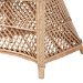 bali & pari Casilda Bohemian Natural Braided Rattan Arm Chair - RCN 012-Natural Rattan-AC