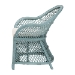 bali & pari Casilda Bohemian Light Blue Braided Rattan Arm Chair - RCN 012-Light Blue Rattan-AC