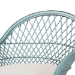 bali & pari Casilda Bohemian Light Blue Braided Rattan Arm Chair - RCN 012-Light Blue Rattan-AC