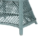 bali & pari Casilda Bohemian Light Blue Braided Rattan Arm Chair - RCN 012-Light Blue Rattan-AC