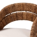 bali & pari Ubud Bohemian Natural Seagrass and Mahogany Wood Dining Chair - Ubud-Banana Weave-Natural Rattan-DC