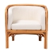 bali & pari Bandung Bohemian Light Honey Rattan Accent Chair - Bandung-Light Honey Rattan-AC