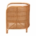 bali & pari Bandung Bohemian Light Honey Rattan Accent Chair - Bandung-Light Honey Rattan-AC