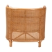 bali & pari Bandung Bohemian Light Honey Rattan Accent Chair - Bandung-Light Honey Rattan-AC
