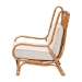 bali & pari Helina Bohemian Light Honey Rattan Accent Chair - Helina-Light Honey Rattan-AC