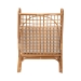 bali & pari Helina Bohemian Light Honey Rattan Accent Chair - Helina-Light Honey Rattan-AC
