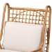 bali & pari Helina Bohemian Light Honey Rattan Accent Chair - Helina-Light Honey Rattan-AC