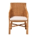 bali & pari Carolyn Bohemian Light Honey Rattan Dining Chair - Carolyn-Light Honey Rattan Cushioned-DC