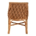 bali & pari Carolyn Bohemian Light Honey Rattan Dining Chair - Carolyn-Light Honey Rattan Cushioned-DC