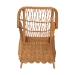 bali & pari Teresa Bohemian Light Honey Scalloped Rattan Arm Chair - Teresa-Light Honey Rattan Cushioned-AC