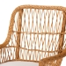 bali & pari Teresa Bohemian Light Honey Scalloped Rattan Arm Chair - Teresa-Light Honey Rattan Cushioned-AC