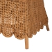 bali & pari Teresa Bohemian Light Honey Scalloped Rattan Arm Chair - Teresa-Light Honey Rattan Cushioned-AC